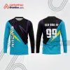 Mẫu thiết kế áo đồng phục dài tay đội đua xe mô tô & ô tô đẹp mtb106