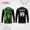 Mẫu thiết kế áo đồng phục dài tay đội đua xe mô tô & ô tô đẹp mtb114
