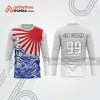 Mẫu thiết kế áo đồng phục dài tay đội đua xe mô tô & ô tô đẹp mtb119