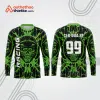 Mẫu thiết kế áo đồng phục dài tay đội đua xe mô tô & ô tô đẹp mtb122
