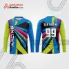 Mẫu thiết kế áo đồng phục dài tay đội đua xe mô tô & ô tô đẹp mtb124