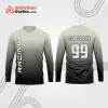 Mẫu thiết kế áo đồng phục dài tay đội đua xe mô tô & ô tô đẹp mtb135