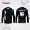 Mẫu thiết kế áo đồng phục dài tay đội đua xe mô tô & ô tô đẹp mtb137