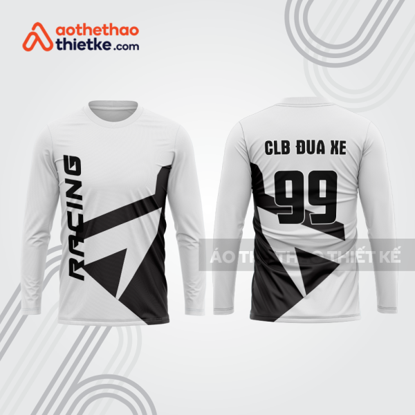 Mẫu thiết kế áo đồng phục dài tay đội đua xe mô tô & ô tô đẹp mtb150