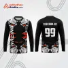 Mẫu thiết kế áo đồng phục dài tay đội đua xe mô tô & ô tô đẹp mtb155