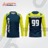 Mẫu thiết kế áo đồng phục dài tay đội đua xe mô tô & ô tô đẹp mtb156