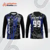 Mẫu thiết kế áo đồng phục dài tay đội đua xe mô tô & ô tô đẹp mtb160