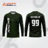 Mẫu thiết kế áo đồng phục dài tay đội đua xe mô tô & ô tô đẹp mtb165