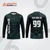 Mẫu thiết kế áo đồng phục dài tay đội đua xe mô tô & ô tô đẹp mtb167