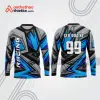 Mẫu thiết kế áo đồng phục dài tay đội đua xe mô tô & ô tô đẹp mtb168