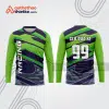 Mẫu thiết kế áo đồng phục dài tay đội đua xe mô tô & ô tô đẹp mtb172