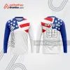 Mẫu thiết kế áo đồng phục dài tay đội đua xe mô tô & ô tô đẹp mtb175