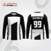 Mẫu thiết kế áo đồng phục dài tay đội đua xe mô tô & ô tô đẹp mtb181