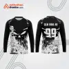 Mẫu thiết kế áo đồng phục dài tay đội đua xe mô tô & ô tô đẹp mtb184
