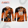 Mẫu thiết kế áo đồng phục dài tay đội đua xe mô tô & ô tô đẹp mtb187