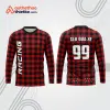 Mẫu thiết kế áo đồng phục dài tay đội đua xe mô tô & ô tô đẹp mtb196