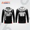 Mẫu thiết kế áo đồng phục dài tay đội đua xe mô tô & ô tô đẹp mtb197