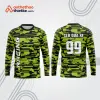 Mẫu thiết kế áo đồng phục dài tay đội đua xe mô tô & ô tô đẹp mtb198