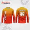Mẫu thiết kế áo đồng phục dài tay đội đua xe mô tô & ô tô đẹp mtb205