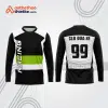 Mẫu thiết kế áo đồng phục dài tay đội đua xe mô tô & ô tô đẹp mtb207