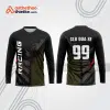 Mẫu thiết kế áo đồng phục dài tay đội đua xe mô tô & ô tô đẹp mtb210