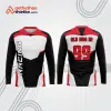 Mẫu thiết kế áo đồng phục dài tay đội đua xe mô tô & ô tô đẹp mtb213