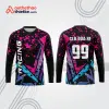 Mẫu thiết kế áo đồng phục dài tay đội đua xe mô tô & ô tô đẹp mtb215