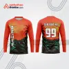 Mẫu thiết kế áo đồng phục dài tay đội đua xe mô tô & ô tô đẹp mtb219