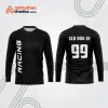 Mẫu thiết kế áo đồng phục dài tay đội đua xe mô tô & ô tô đẹp mtb25