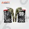 Mẫu thiết kế áo đồng phục dài tay đội đua xe mô tô & ô tô đẹp mtb41