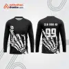 Mẫu thiết kế áo đồng phục dài tay đội đua xe mô tô & ô tô đẹp mtb44