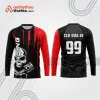 Mẫu thiết kế áo đồng phục dài tay đội đua xe mô tô & ô tô đẹp mtb49