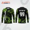 Mẫu thiết kế áo đồng phục dài tay đội đua xe mô tô & ô tô đẹp mtb5