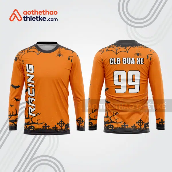 Mẫu thiết kế áo đồng phục dài tay đội đua xe mô tô & ô tô đẹp mtb52