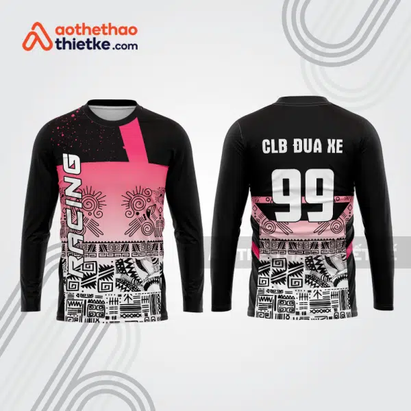 Mẫu thiết kế áo đồng phục dài tay đội đua xe mô tô & ô tô đẹp mtb58