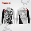 Mẫu thiết kế áo đồng phục dài tay đội đua xe mô tô & ô tô đẹp mtb65