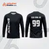 Mẫu thiết kế áo đồng phục dài tay đội đua xe mô tô & ô tô đẹp mtb67