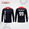 Mẫu thiết kế áo đồng phục dài tay đội đua xe mô tô & ô tô đẹp mtb77