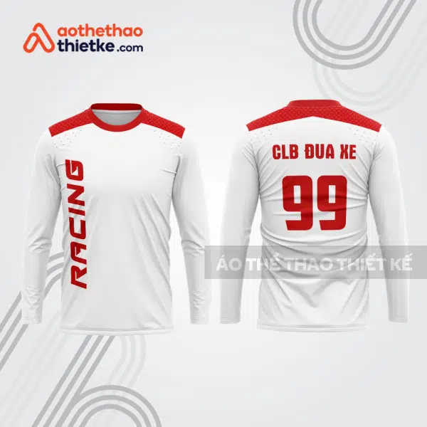 Mẫu thiết kế áo đồng phục dài tay đội đua xe mô tô & ô tô đẹp mtb85