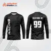 Mẫu thiết kế áo đồng phục dài tay đội đua xe mô tô & ô tô đẹp mtb87