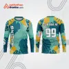 Mẫu thiết kế áo đồng phục dài tay đội đua xe mô tô & ô tô đẹp mtb91