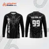 Mẫu thiết kế áo đồng phục dài tay đội đua xe mô tô & ô tô đẹp mtb94