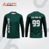 Mẫu thiết kế áo đồng phục dài tay đội đua xe mô tô & ô tô đẹp mtb97