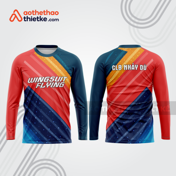 Mẫu thiết kế áo đồng phục CLB nhảy dù đẹp nd11