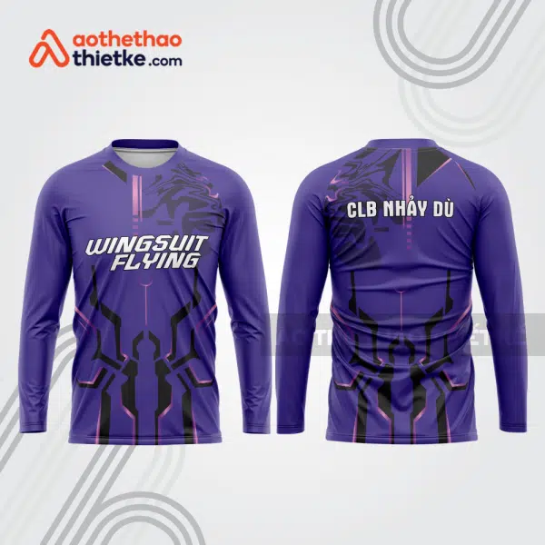 Mẫu thiết kế áo thể thao CLB nhảy dù đẹp nd111