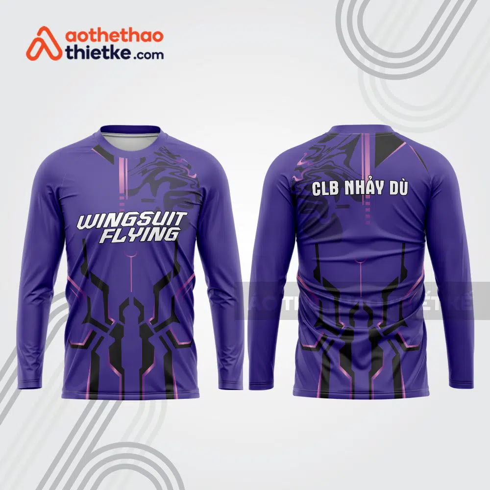Mẫu thiết kế áo thể thao CLB nhảy dù đẹp nd111