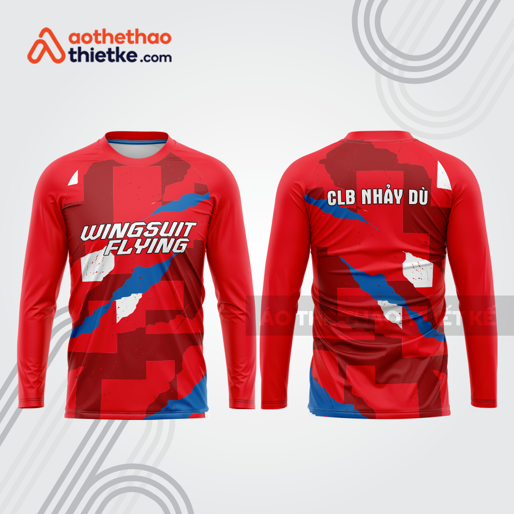 Mẫu thiết kế trang phục thể thao CLB nhảy dù đẹp nd138