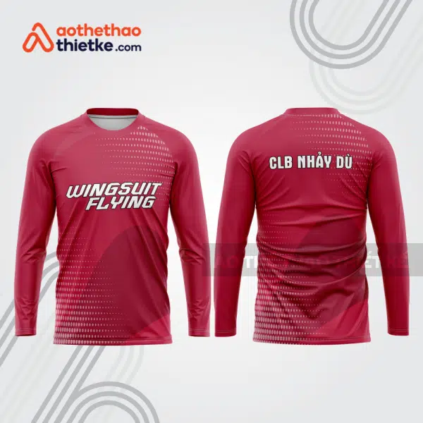 Mẫu thiết kế áo thể thao CLB nhảy dù đẹp nd89
