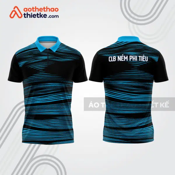 Mẫu thiết kế áo khóa kéo đồng phục CLB ném phi tiêu đẹp nt11