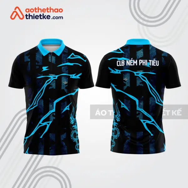 Mẫu thiết kế áo khóa kéo đồng phục CLB ném phi tiêu đẹp nt14